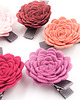 ozdoby do włosów dla dzieci Spinki do włosów różyczki Roses kolory 8