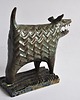 figurki i rzeźby Ceramiczny Pies - Sierść Falista 1