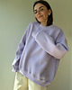bluza bez kaptura damska Bluza Cheer long lavender 8