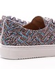 trampki damskie Trampki - Sneakersy skórzane z wzorem (6682) 7