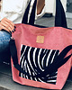 torby na ramię Torba Mili Chic MC6 - zebra/róż 3
