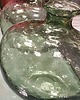 wazony Wazon zielony szklany 18cm organiczny 1