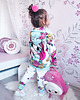 bluzy dla dziewczynki Bluza Dziewczynka DR.CROW Cute Unicorn 2