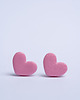 kolczyki z masy plastycznej Sztyfty pastylki serca 1
