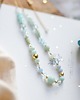 chokery Choker z niebieskimi kamieniami Topaz, Akwamaryn, Amazonit, Morganit, Larimar 5