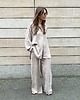 spodnie materiałowe damskie Spodnie Glad beige premium 4