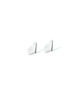kolczyki srebrne Kolczyki srebrne GEOMETRY / satin silver earrings 4