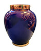 wazony Kobaltowy ceramiczny wazon Niemcy lata 70. 3