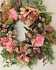 wianki Wianek jesienny ze sztucznych kwiatów, dekoracja drzwi 3