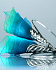 kolczyki wire wrapping Odjazdowe turkusowe kolczyki koła w stylu Art Nouveau 1