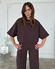 t-shirt damskie T-shirt short Chillout choclate crew neck 3