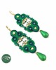 kolczyki soutache Anabelle Green kolczyki sutasz 3