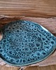 kubki Ceramiczny kubek z talerzeykiem liść 2