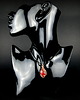 wisiory Jaspis mokait wisiorek wire wrapping 6