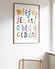 plakaty Plakat typograficzny MIEJ WY*EBANE A BĘDZIE CI DANE grafika afirmacja 2