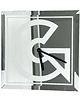 zegary Zegar Ścienny Kienzle Lustrzany Szkło Art Deco Memphis Vintage Lata 80. 6