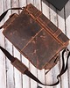 torby i nerki męskie TORBA MĘSKA NA RAMIĘ NA LAPTOPA SKÓRZANA VINTAGE PAOLO PERUZZI  T-106-HBR 7