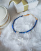 bransoletki z kamieni naturalnych Bransoletka z niebieskich kamieni lapis lazuli 2