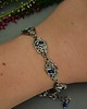 bransoletki wire wrapping Bransoletka regulowana niebieski apatyt wire wrapping 4