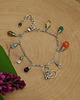 bransoletki wire wrapping Bransoletka serce kolorowa wire wrapping 5