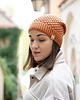 czapki damskie Klasyczna Czapka Slouchy - Ruda 2