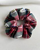 gumki do włosów Scrunchie w kolorową kratkę Oxford Mist 4