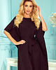 sukienki midi damskie 287-12 SOFIA Sukienka motyl - CZARNA 4