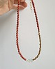 chokery Naszyjnik choker ROOTS jaspis czerwony, prasiolit, hematyt 2