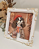 Ozdoby na ścianę Obrazek z Podróżniczką Spaniel 2