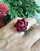 pierścionki - różne Elegant Peony Flower Ring 1