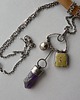 srebrne naszyjniki -ametyst i atlantysyt- 1