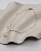 bransoletki z kamieni naturalnych Surowy Choker z Muszlą Kwarcem Różowym i Masą Perłową 1