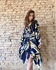 szlafroki damskie Szlafrok narzutka kimono w zjawiskowy wzór 1