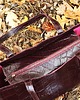torby na ramię SHOPPER GINA M burgundowa śliwka CroCo GOLD 1