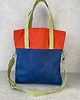 torby na ramię Torba na ramię-color block - kobalt, c.pom.,l imonka 1