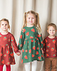bluzy dla dziewczynki Bluza dziecięca bordowa truskawkowa 2