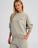 bluza bez kaptura damska Bluza bez kaptura LOOSE FIT soft grey damska 7