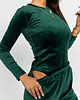 body damskie Welurowe body GREEN 1