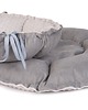 legowiska dla psów i kotów Legowisko DAISY 80cm velvet + miętowe minky 2