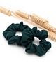 gumki do włosów Scrunchie/frotka butelkowa zieleń 1