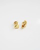 kolczyki złote Kolczyki złote 16k Gold Plated Tiny Heart Studs 3