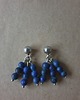 kolczyki z kamieniami Kolczyki FANABERIA TRIO lapis lazuli 4