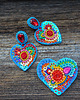 kolczyki soutache Kolekcja Frida - kolczyki kolorowe serca 4