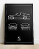 plakaty Plakat Legendy Motoryzacji - BMW M5 1