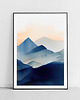 plakaty Plakat Akwarelowe Góry w Pastelach 3