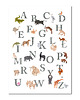 obrazy i plakaty do pokoju dziecięcego Plakat z polskim alfabetem do pokoju dziecka, różne rozmiary. 5