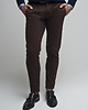 spodnie męskie spodnie męskie teramo brązowe o kroju slim fit 2