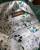 torby na zakupy Welurowa shopperka patchwork butelkowa zieleń unikatowa torba handmade 5