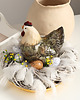 ozdoby wielkanocne Wielkanocny stroik z kurą 2