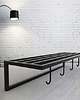 wieszaki Wieszak na rowery 100cm czarny metal 1